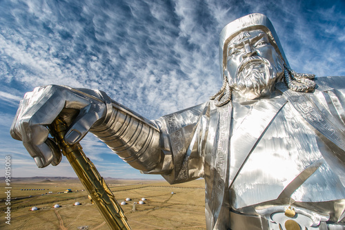 The world's largest statue of Genghis Khan photo