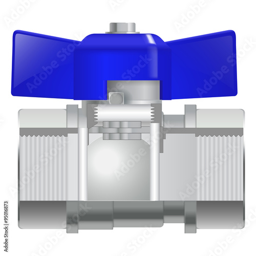 Water ball valve.