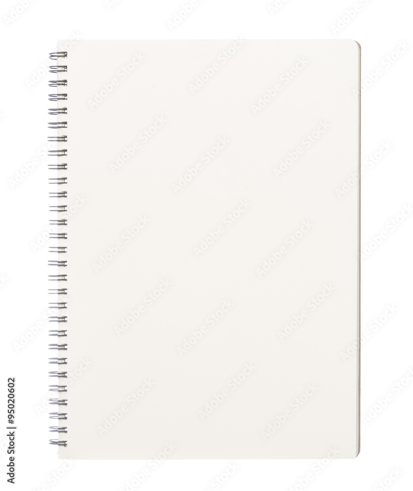 Open blank book isolated on white background Open blank book isolated on white background