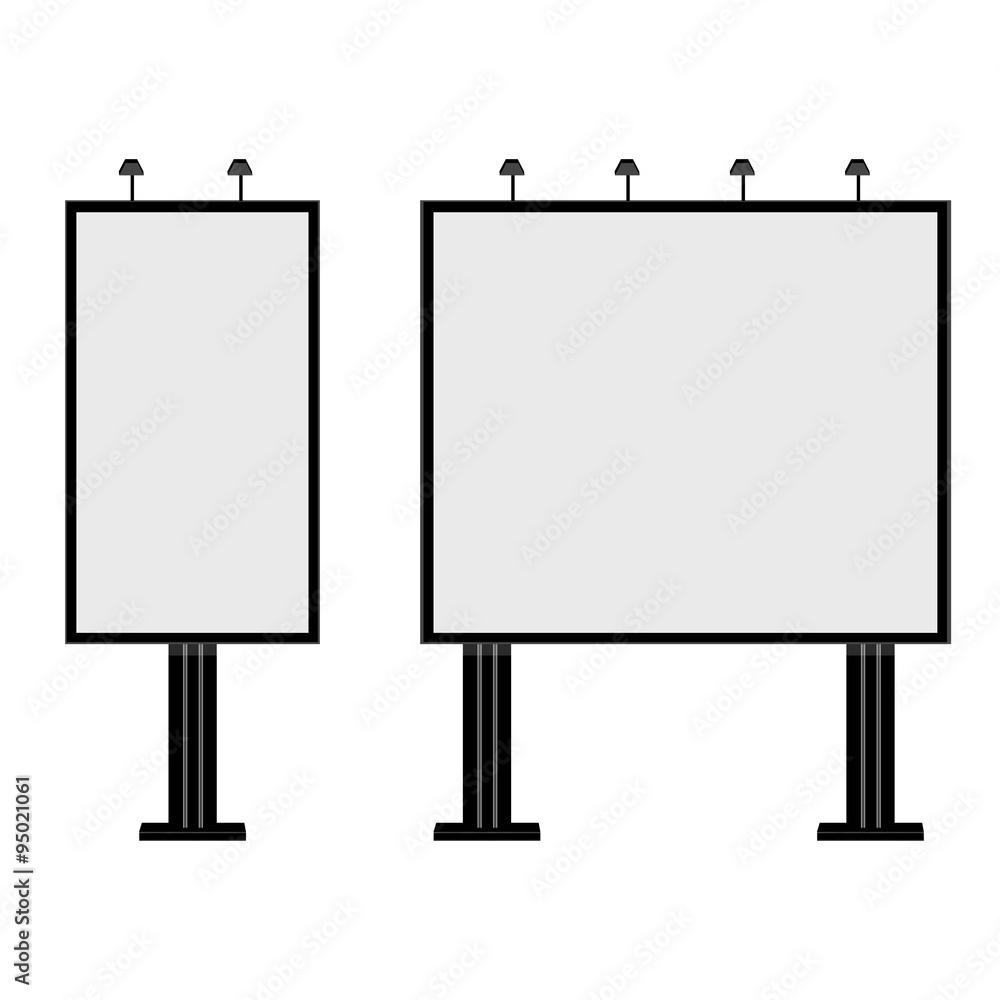 Obraz premium Two billboards set