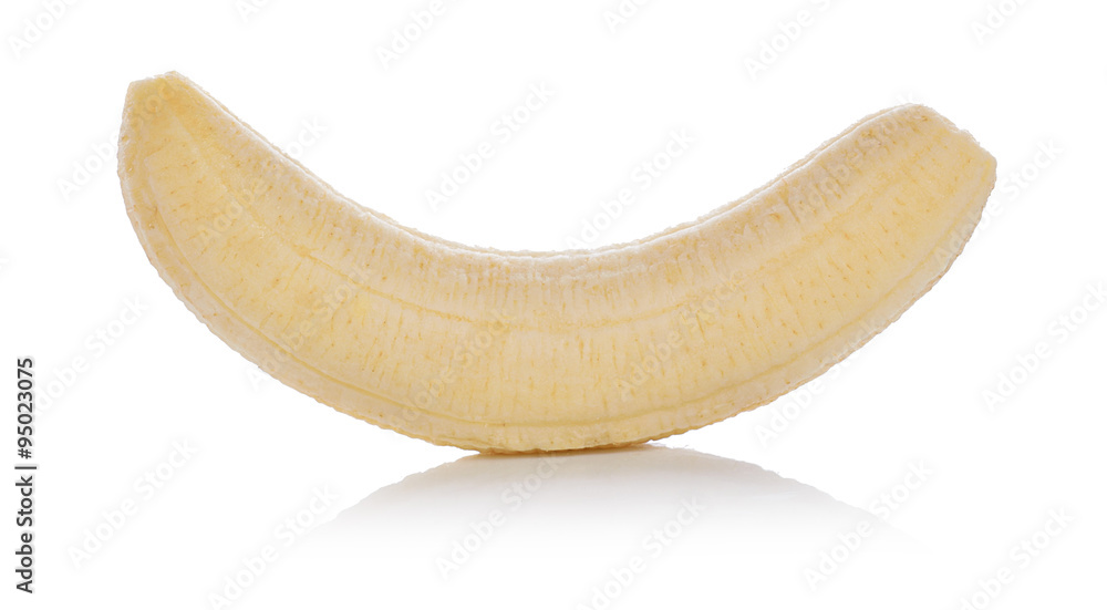 Banana split white background Banana split white background