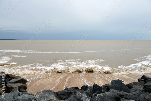 Aufgewühltes Meer in Chatelaillon