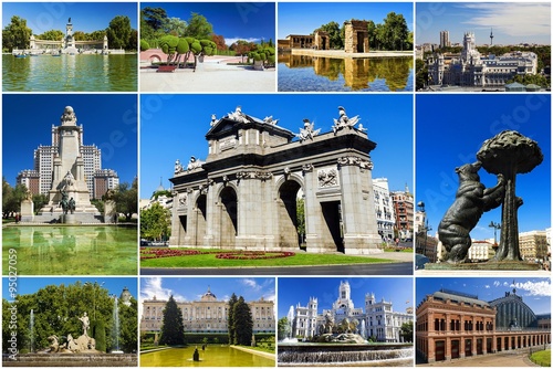 collage of Madrid, Spain