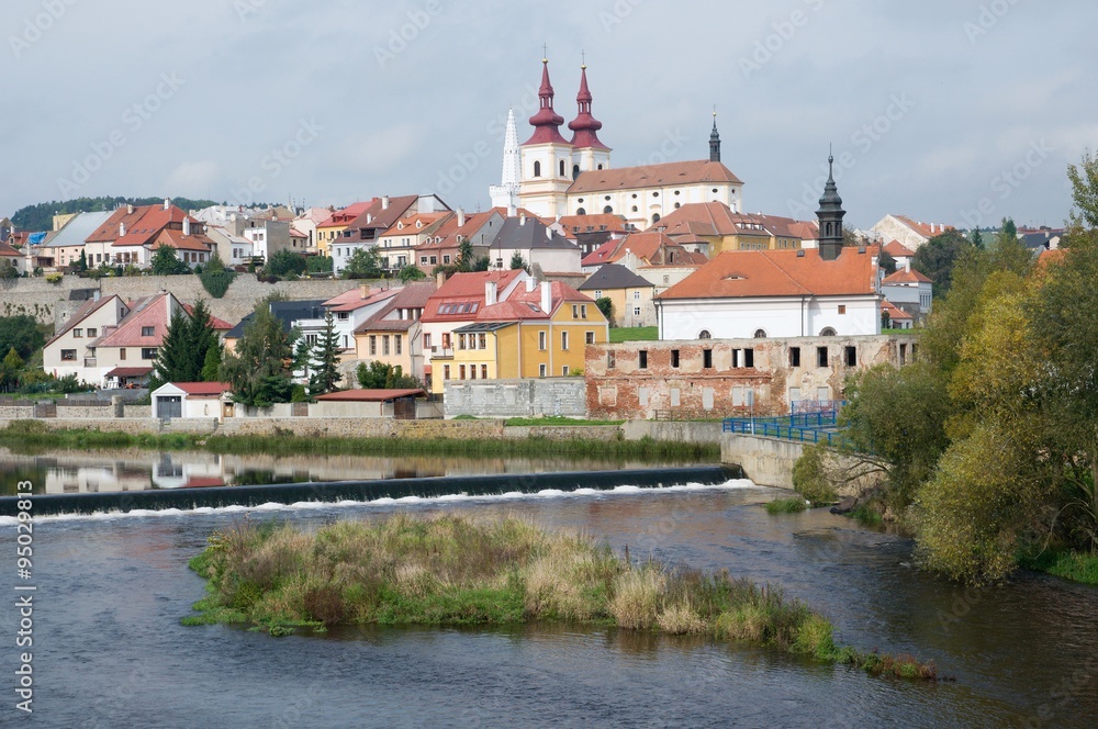 Historic town Kadan in Northern Bohemia, Czech republic