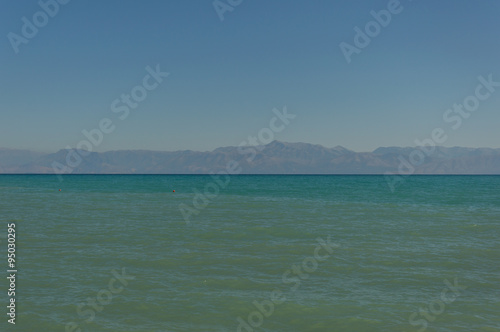 Mountains and sea