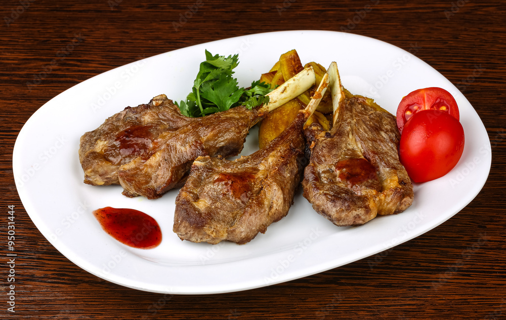 Grilled lamb chops Grilled lamb chops