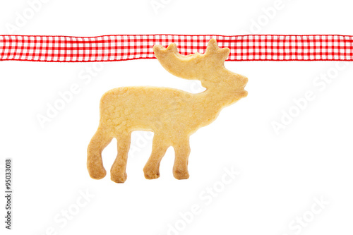 Hirsch-Ausstecher mit Karoband