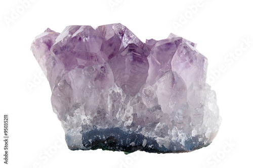 mineral purple quartz, a sample