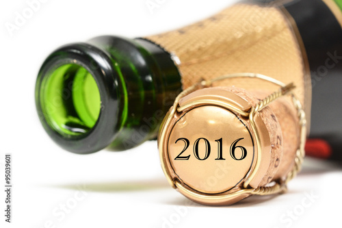 Silvester 2016 Sektflasche