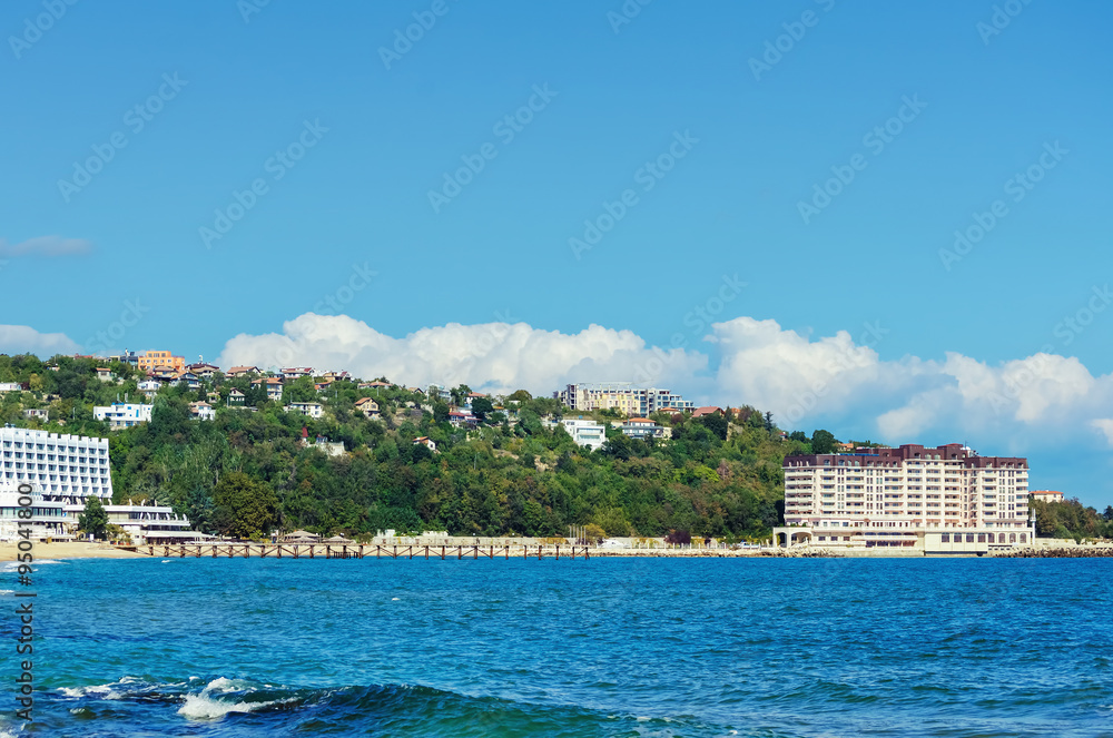 Naklejka premium The Black Sea Сoast