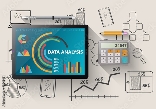 Report statistics concept