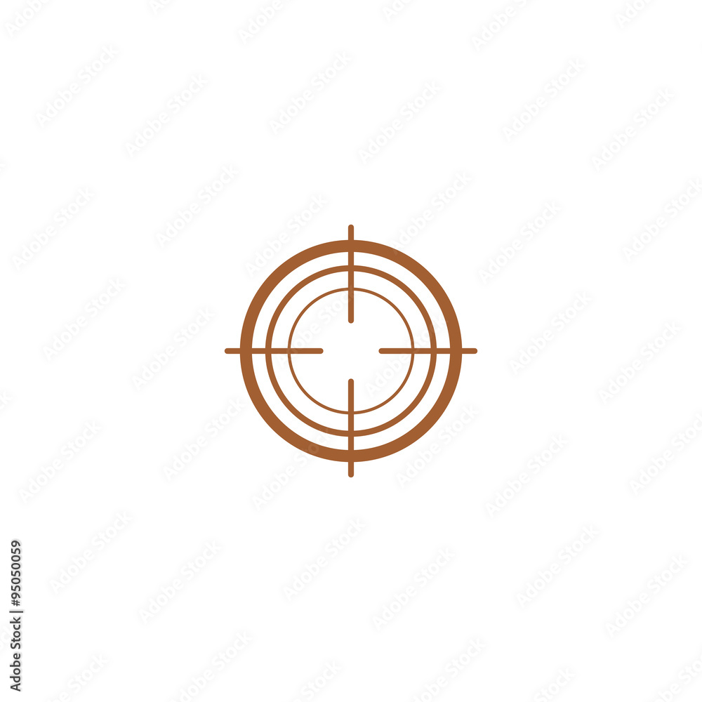 Target icon. Target icon.