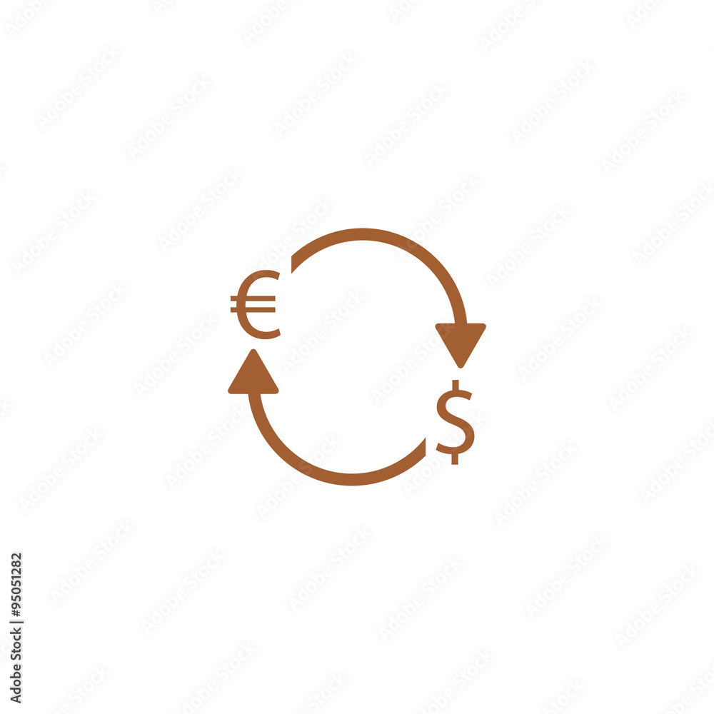 Icon currency exchange. Icon currency exchange.