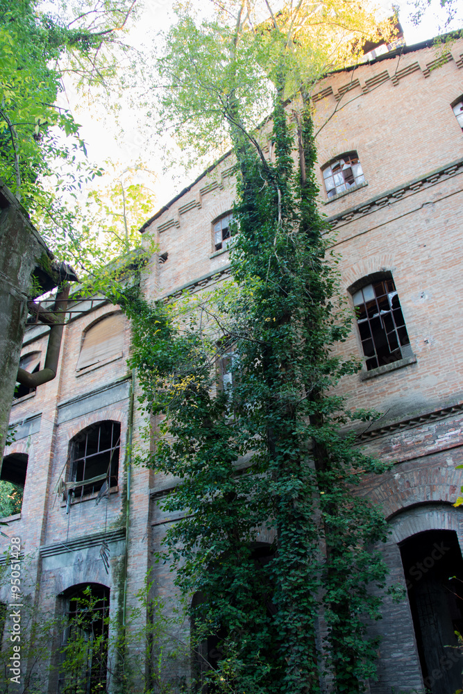 Fototapeta premium Vecchio zuccherificio abbandonato