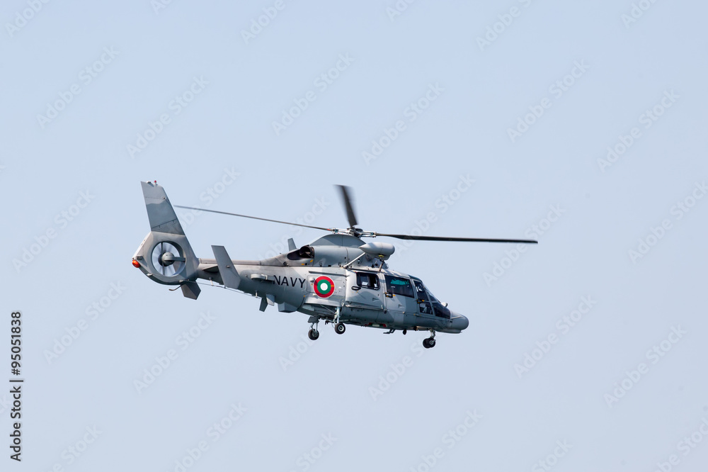 Fototapeta premium Modern military helicopter