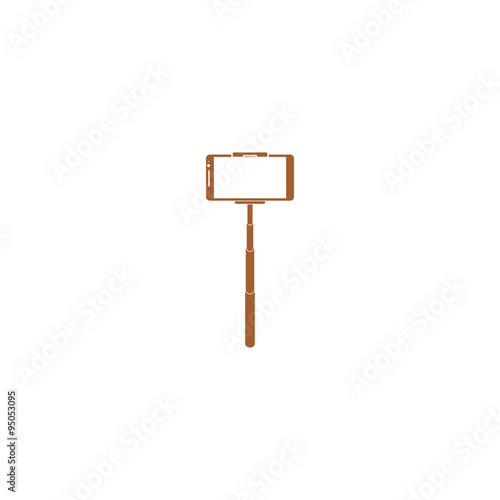 Icon for Selfie monopod with the phone.