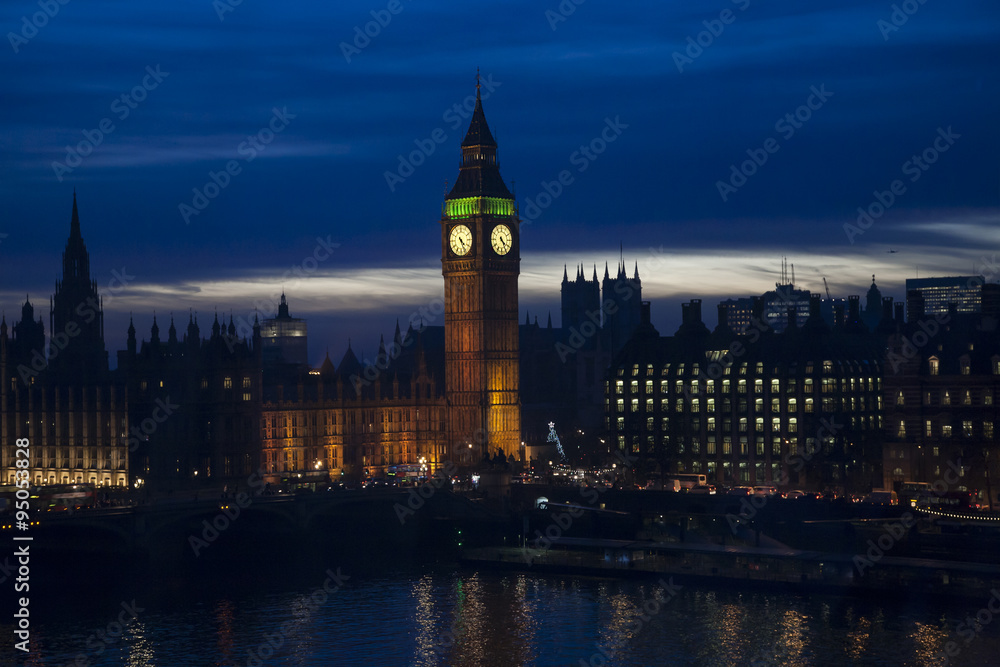 London skyline, include big ben