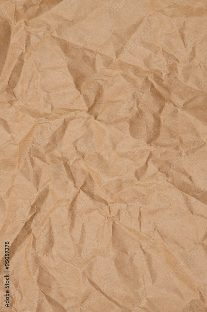 Crumpled paper for background usage Crumpled paper for background usage