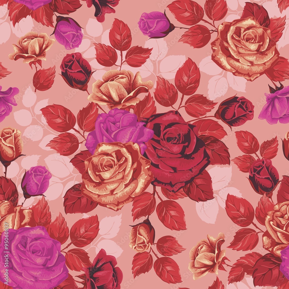 Lola Floral Seamless Pattern Lola Floral Seamless Pattern