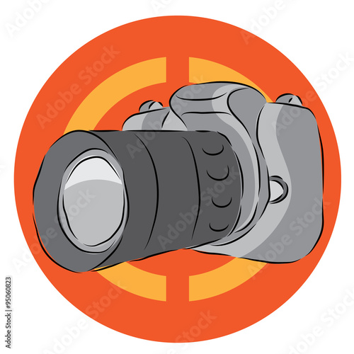 Camera Vector Sketch