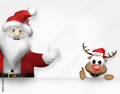 Santa Christmas Thumbs up