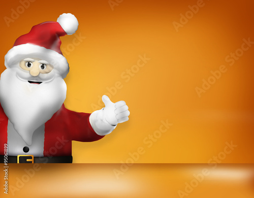 Santa Christmas Thumbs up