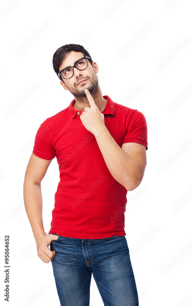 chinese man thinking chinese man thinking