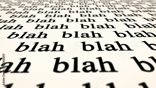 Blah blah: placeholder text