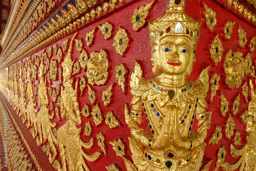 art of thai sculpture in Wat Suan Dok, thai temple in chiang mai art of thai sculpture in Wat Suan Dok, thai temple in chiang mai