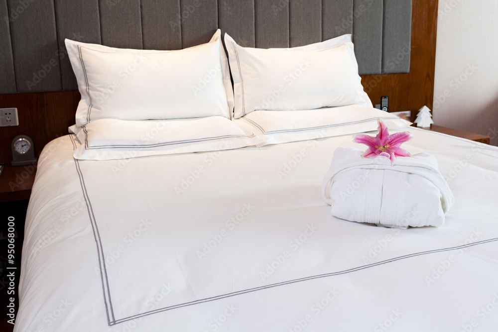 Obraz premium Bed and bedding