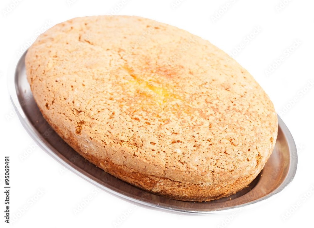 sponge cake isolated on a white background sponge cake isolated on a white background