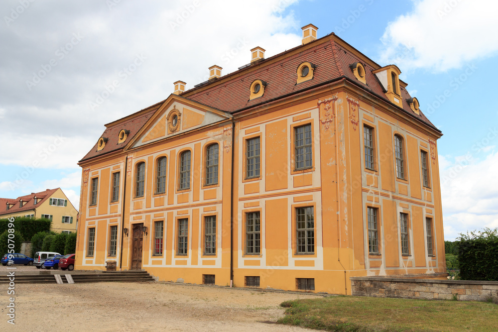 Friedrich palace at Baroque garden Großsedlitz in Heidenau, Saxony