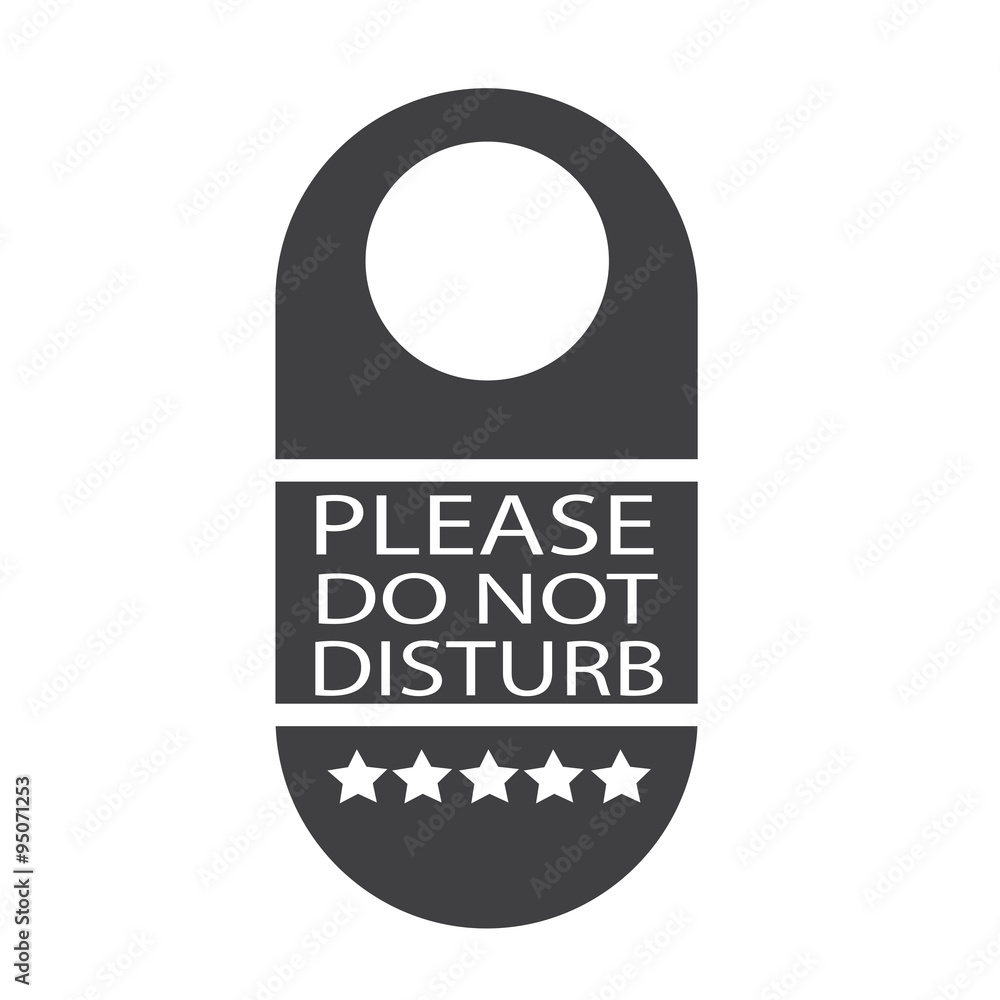 please do not disturb door hanger icon please do not disturb door hanger icon