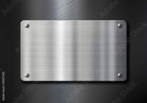 stainless steel metal plate...