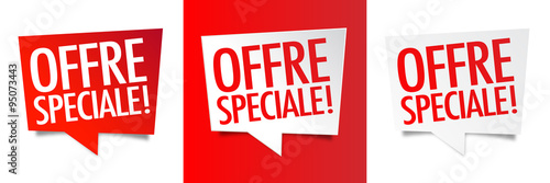 Offre spéciale