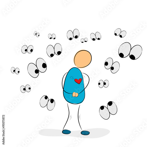 Social phobia get away from all eyes