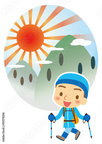 山男　御来光を求めて