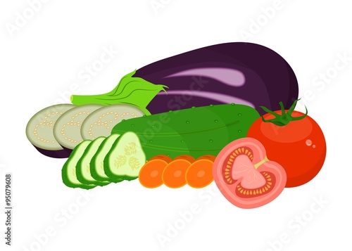still life with vegetables