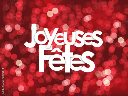 Carte "JOYEUSES FETES" 2016
