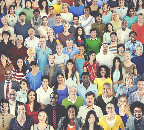 Multiethnic Variation Ethnicity Crowd People Concept © Rawpixel.com