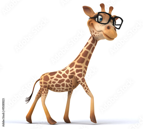 Fun giraffe