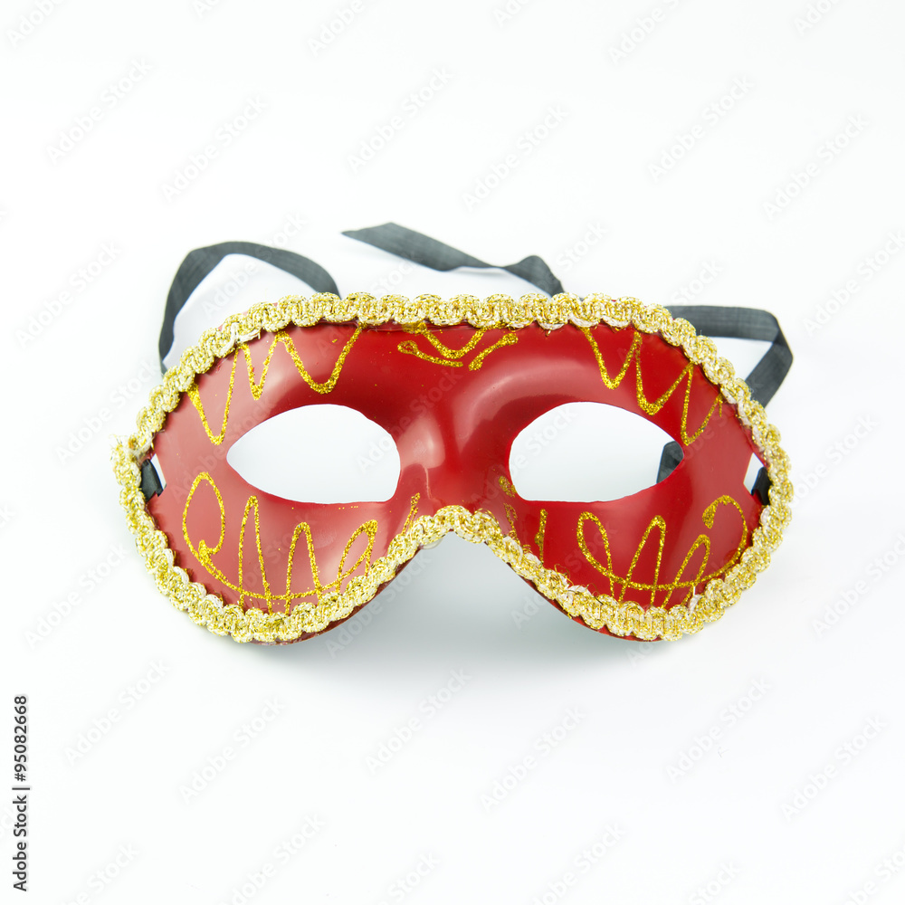 Red masquerade mask Red masquerade mask