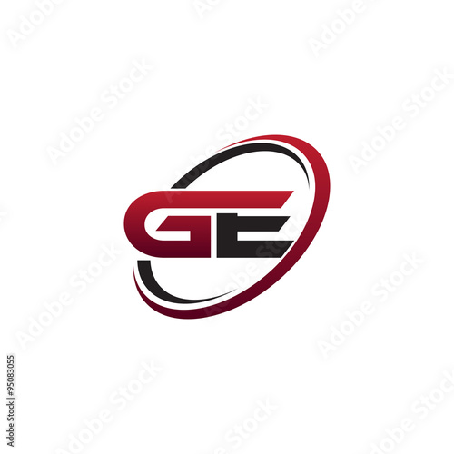 Free Download Modern Initial Logo Circle GE - GFXLoad