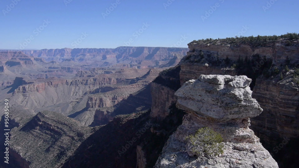 AERIAL: Around the rock in Grand Canyon AERIAL: Around the rock in Grand Canyon