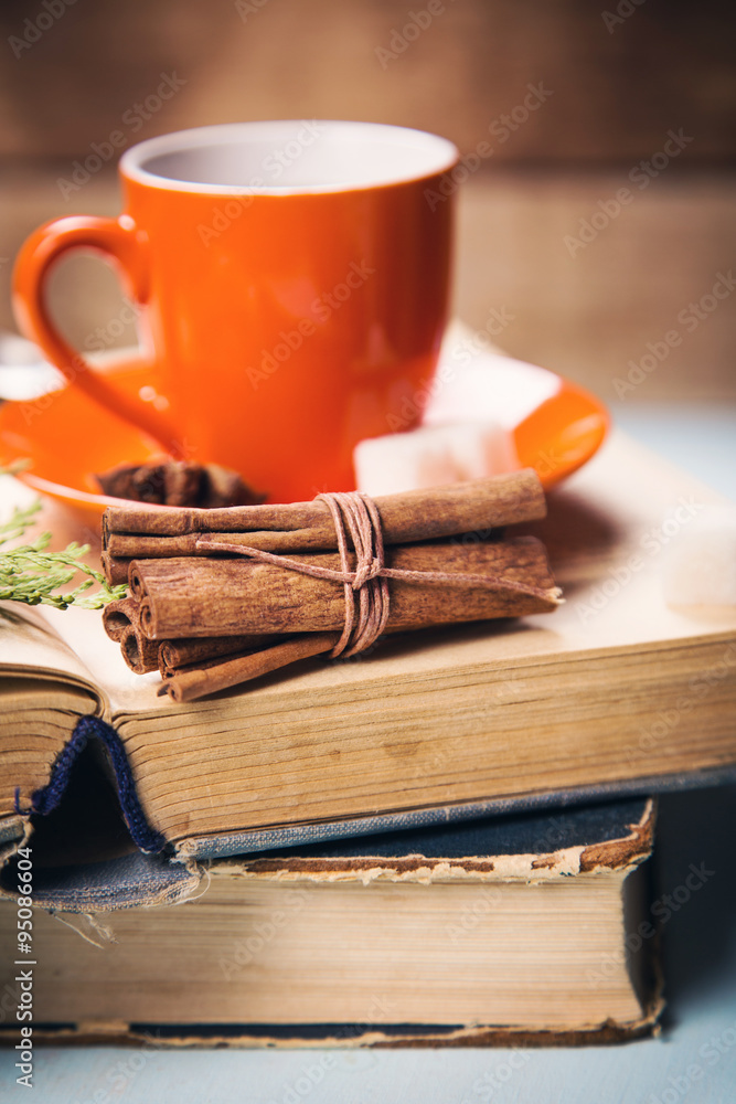cup on the book cup on the book