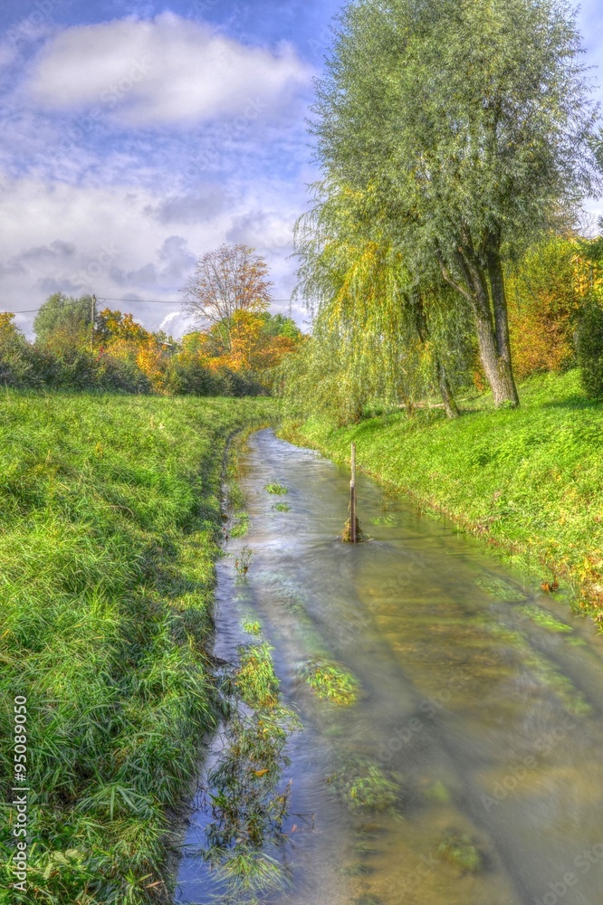 Fototapeta premium River runs