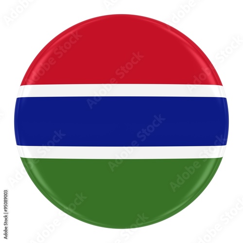 Gambian Flag Badge - Flag of Gambia Button Isolated on White Free Download Gambian Flag Badge - Flag of Gambia Button Isolated on White - GFXLoad