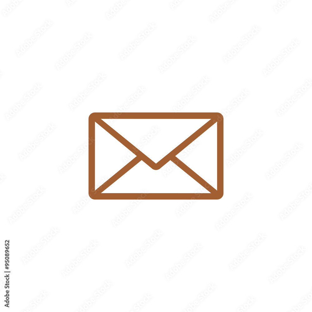 Closed envelope icon. Closed envelope icon.