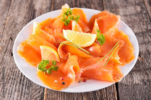 smoked salmon