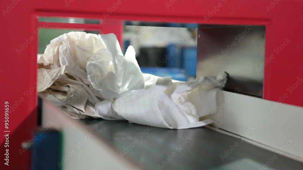 Materials and clothes recycling plant Materials and clothes recycling plant